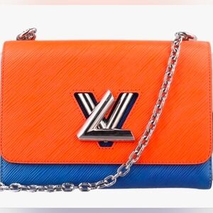 Louis Vuitton Epi Twist Shoulder Bag MM in Marine Orange